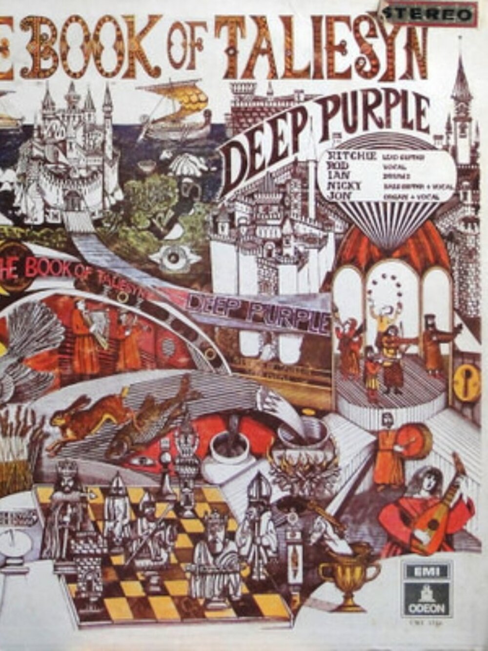 Deep Purple – The Book Of Taliesyn 	(CMT 1186)	(G+/G+)